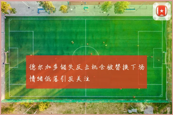 德尔加多错失反击机会被替换下场情绪低落引发关注